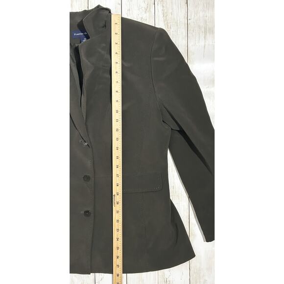 Preston & York Silk 3 Button Gray Blazer 10 - Picture 3 of 6